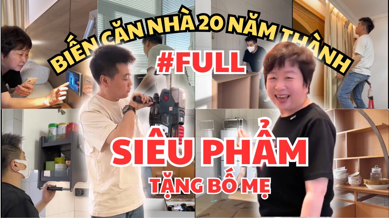 #FULL  Biến căn nhà 20 năm thành SIÊU PHẨM ~ | Cải tạo lại nhà cũ của bố mẹ