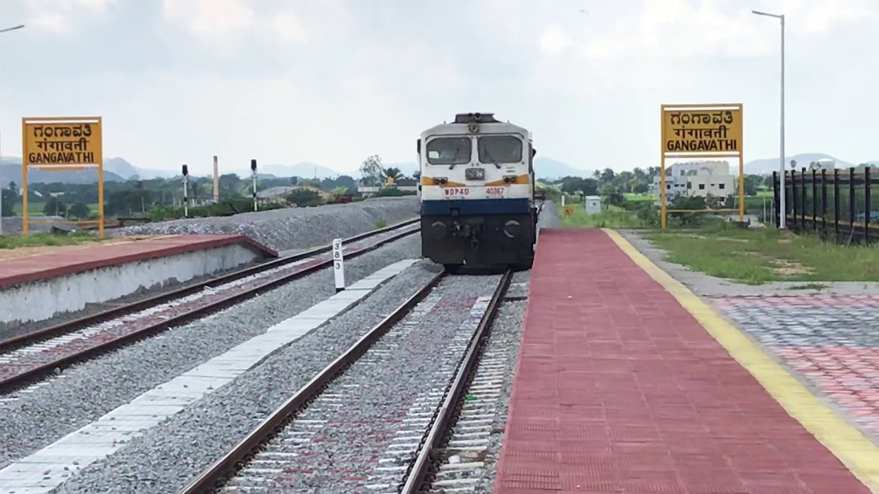 Gangavathi hubli Train 🚇