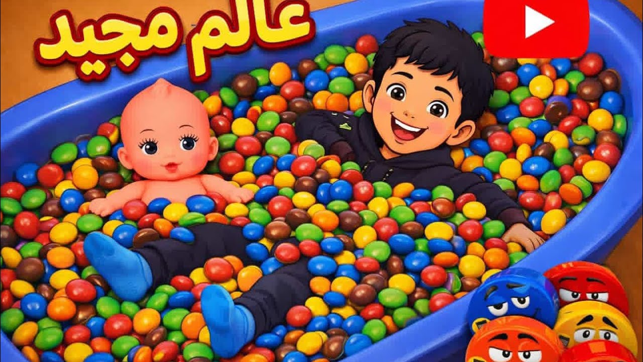 #🔴🟢🔵🟣Full of BathTubs candy with M&M’s  Magic cutting video