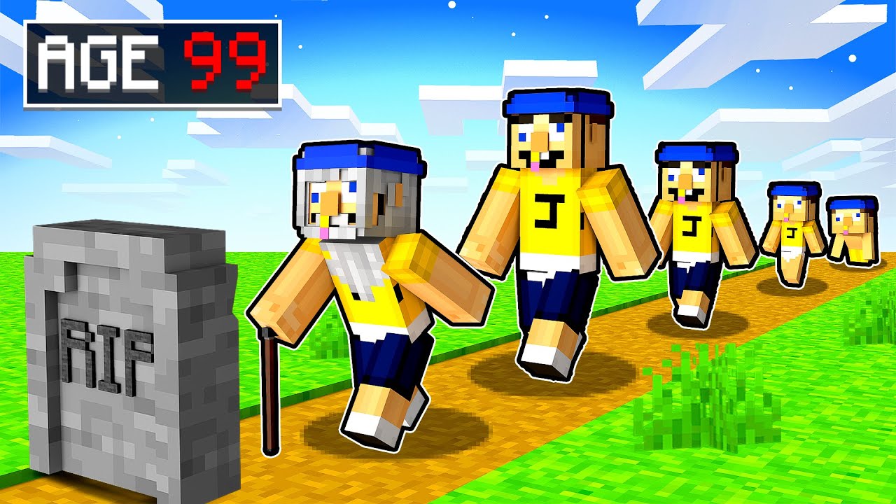 Jeffy's BIRTH To DEATH in Minecraft!