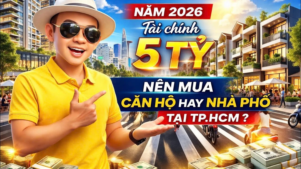 NĂM 2026 TÀI CHÍNH 5 TỶ NÊN MUA CĂN HỘ HAY NHÀ PHỐ TAI TP HCM