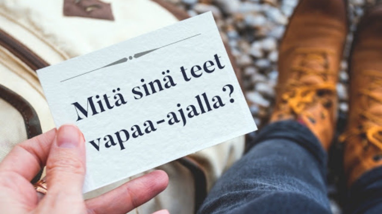 Vapaa-aika ja harrastukset #Verkkokoto  #integrationpossible