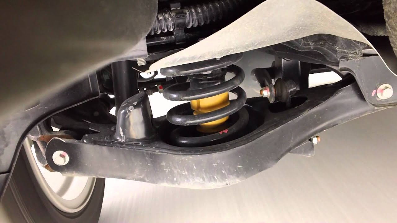 Car suspension at work