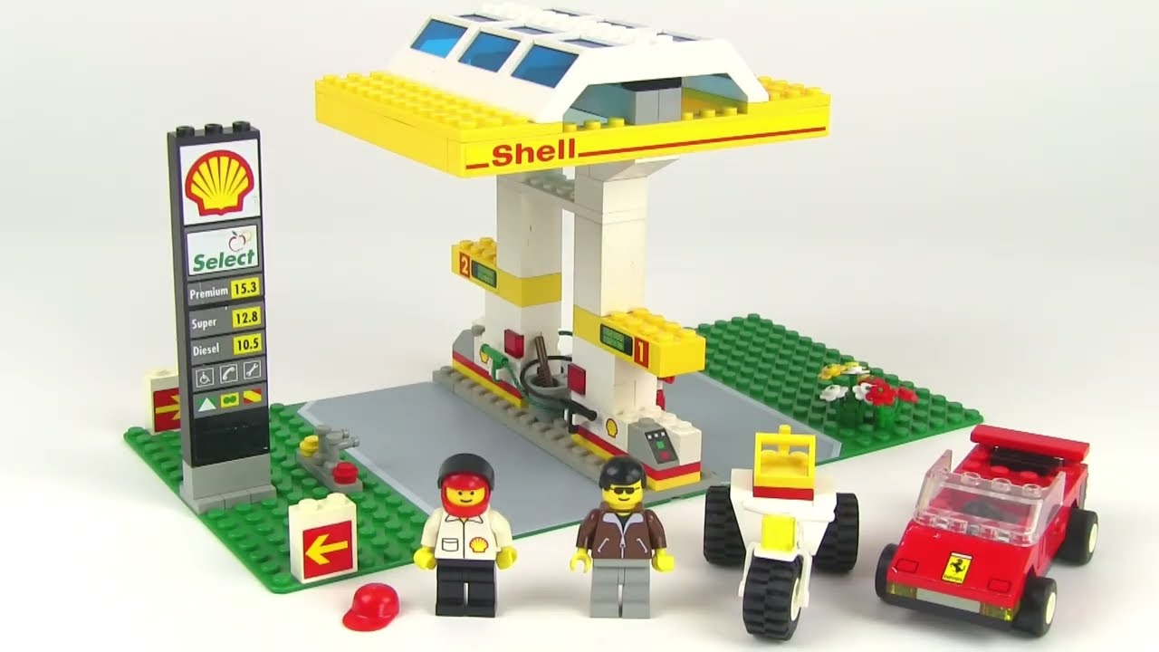 🔄 LEGO 1999 System Shell Service Station review! 1256 re upload