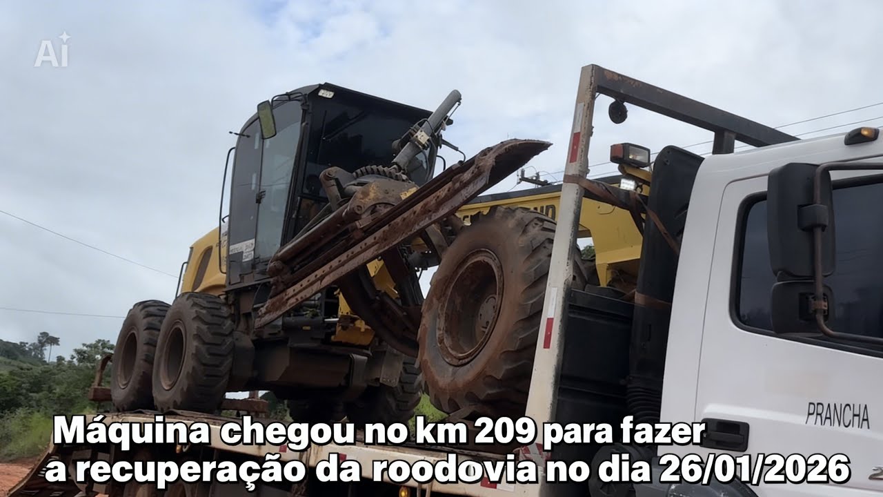 ￼ PATROL CHEGOU PARA FAZER A MANUTENÇÃO DO KM 209. 26/01/2026