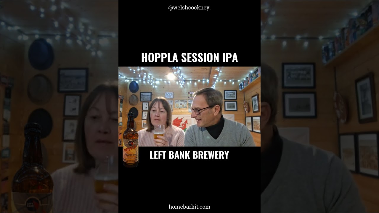 Обзор пива Hoppla Session IPA от пивоварни Left Bank Brewery.