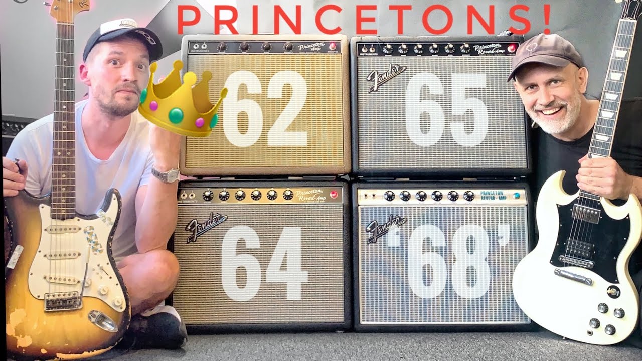 The 4 Fender Princeton Reissues Comparison - 62 vs 64 vs 65 vs 68