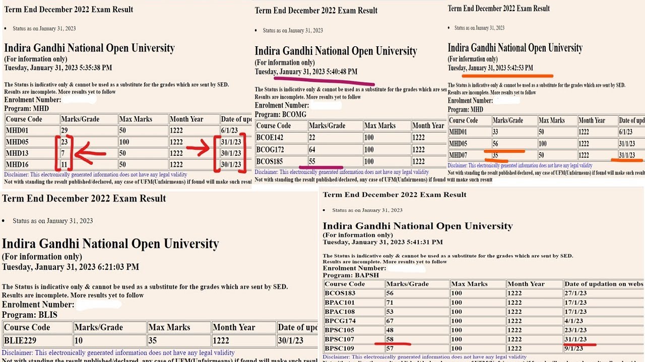 {Breaking News } IGNOU Dec 2022 Result Big Update Published Today  | Check कर लो | 15th Update