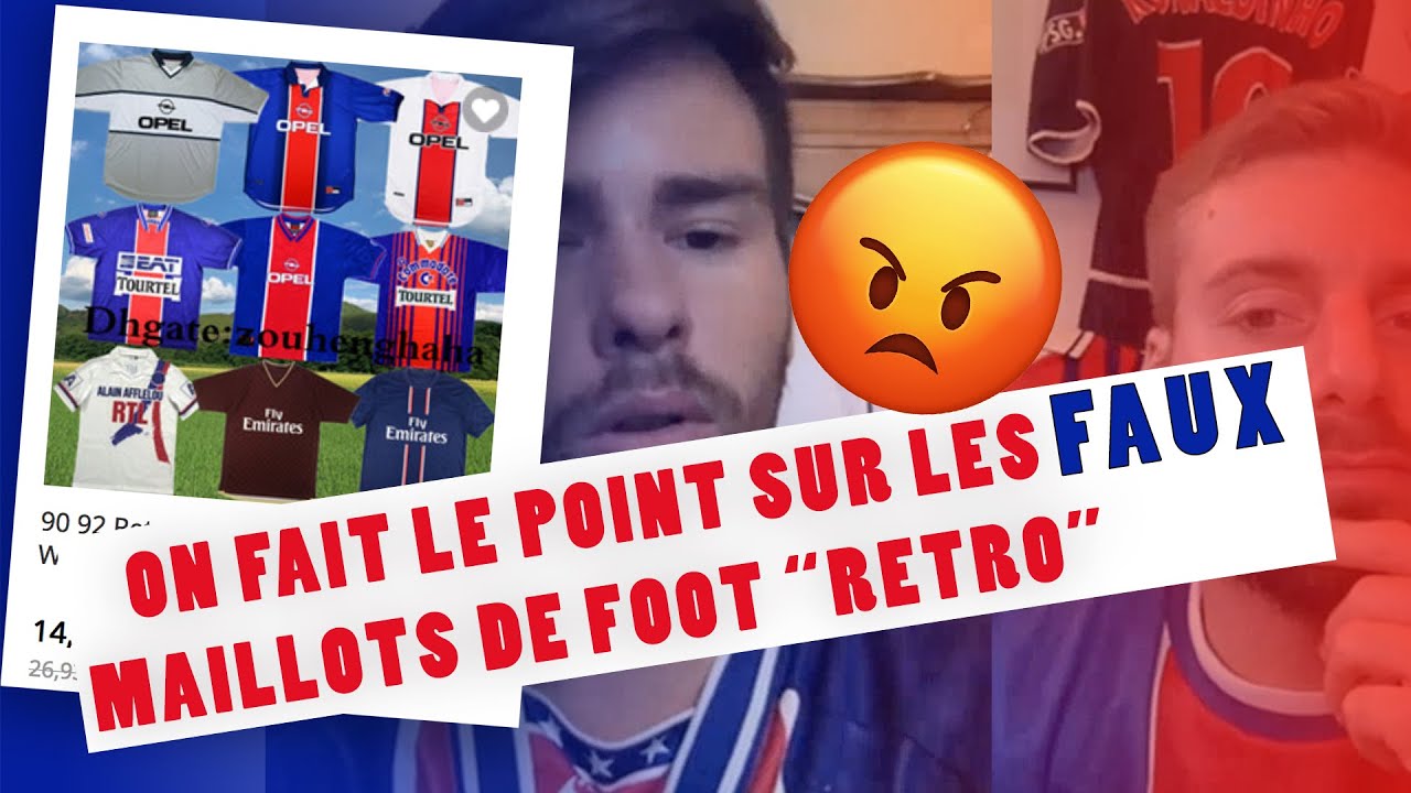 ⚠ On fait le point sur les FAUX/FAKE maillots vintage du PSG.⚠