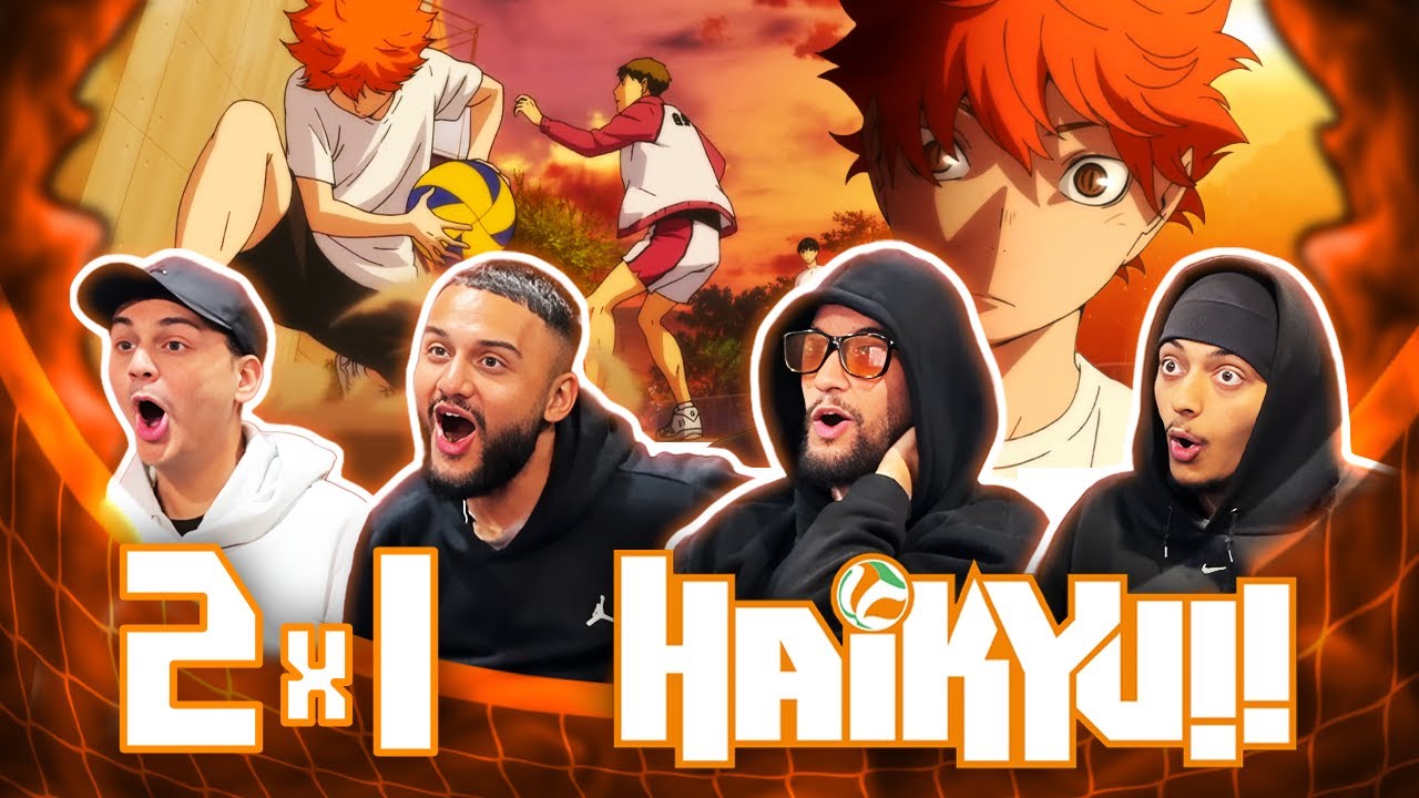 HINATA SHOYO FROM THE CONCRETE!!! 🔥 | BROTHERS watch Haikyuu!! 2x1 