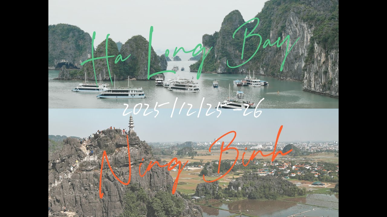 越南獨旅｜下龍灣Ha Long Bay／陸龍灣（寧平）Ning Binh🇻🇳EP.６：北越「雙龍灣⛴️⛰️」成就達成✅，人生第一次的越南行結束❗️