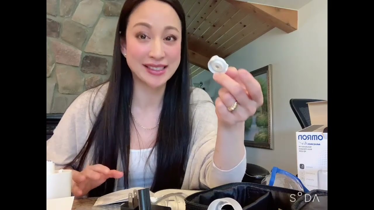 Unboxing and summary of the OMRON hand held mesh nebulizer model NE-U100