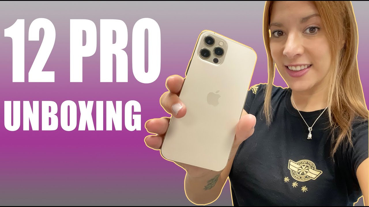 iPhone 12 Pro GOLD UNBOXING y cámara🔥 ¡PRIMERAS IMPRESIONES!