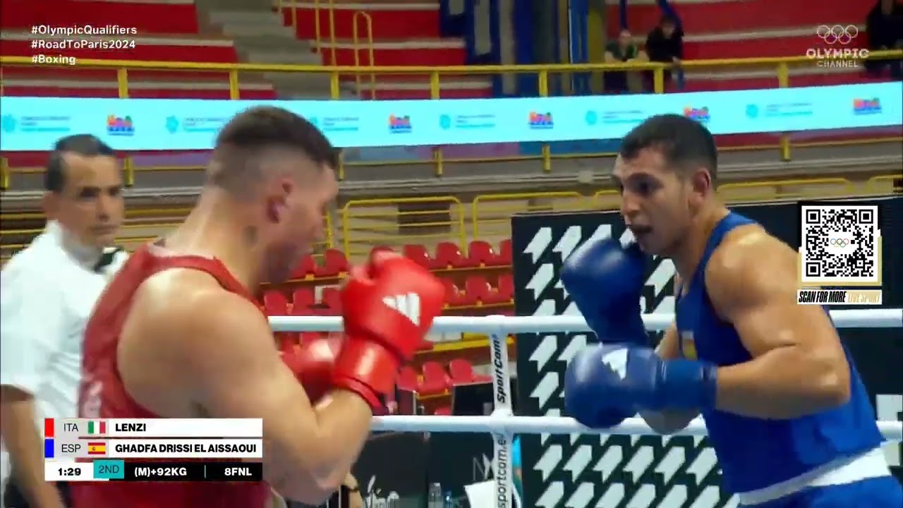 Diego Lenzi (ITA) vs. Ayoub Ghadfa (ESP) World Olympic Qualifiers 2024 (92+kg)