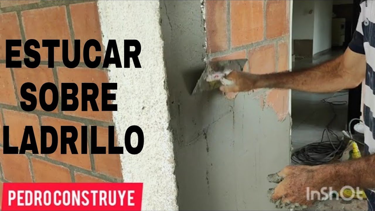 ✅COMO ESTUCAR SOBRE LADRILLO ÚTIL Y RAPIDO