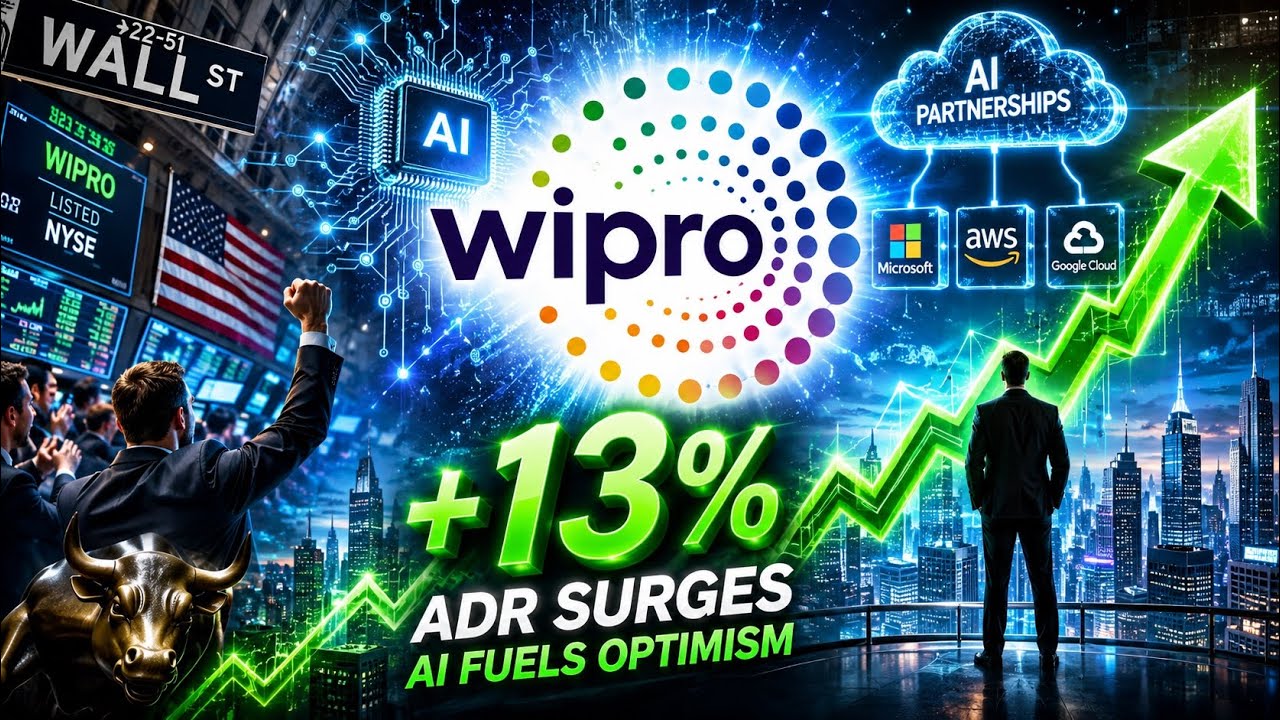 Wipro&rsquo;s AI Partnerships Trigger Massive 13% ADR Rally in US Markets 🚀💵