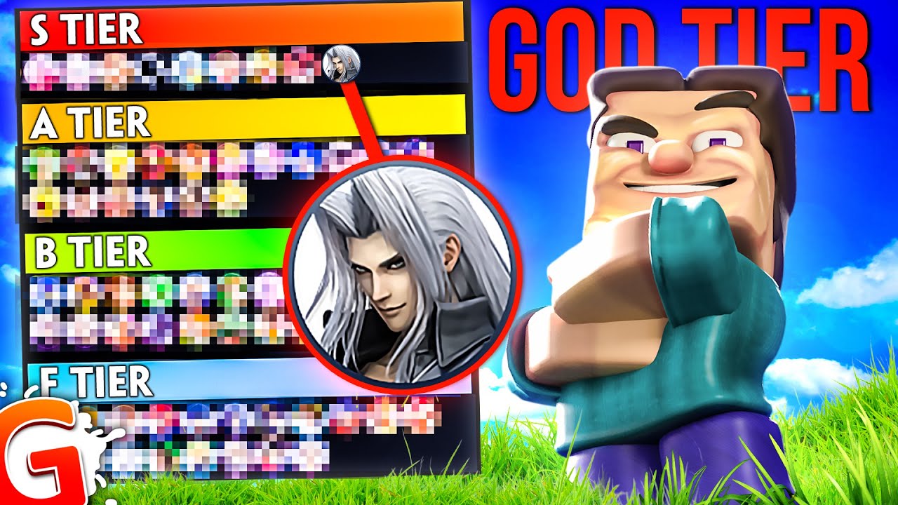 Smash Bros Ultimate Tier List.. But it's Based on Funny Stuff