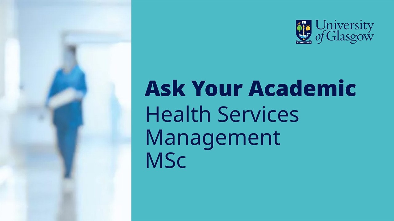 Обратитесь к своему преподавателю по поводу магистерской программы «Управление здравоохранением» ...