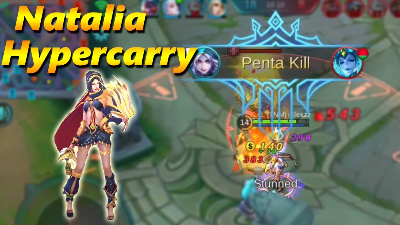 NATALIA HYPERCARRY - PENTAKILL! - Mobile Legends