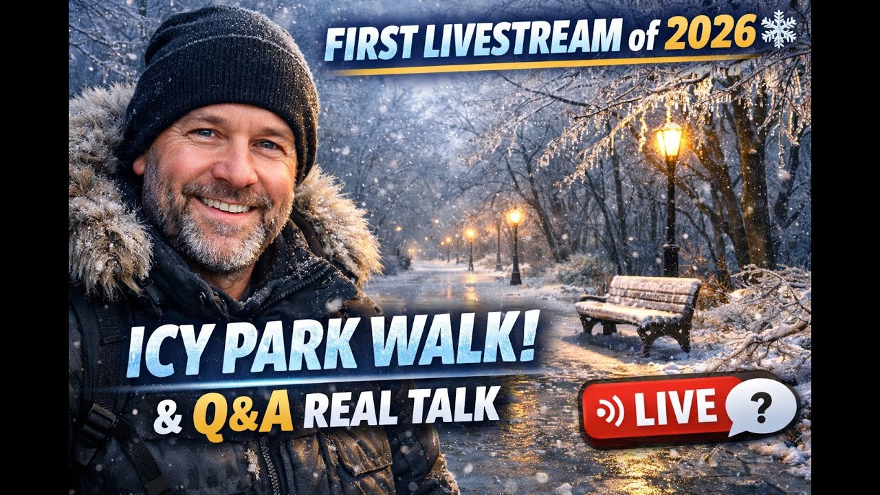 First Livestream of 2026 ❄️ Icy Park Walk, Q&A & Real Talk