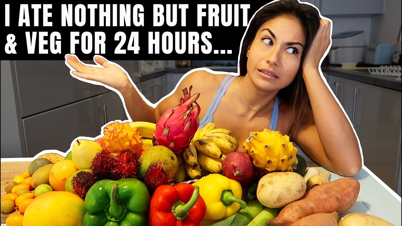 I ATE NOTHING BUT FRUIT AND VEGETABLES FOR 24 HOURS!