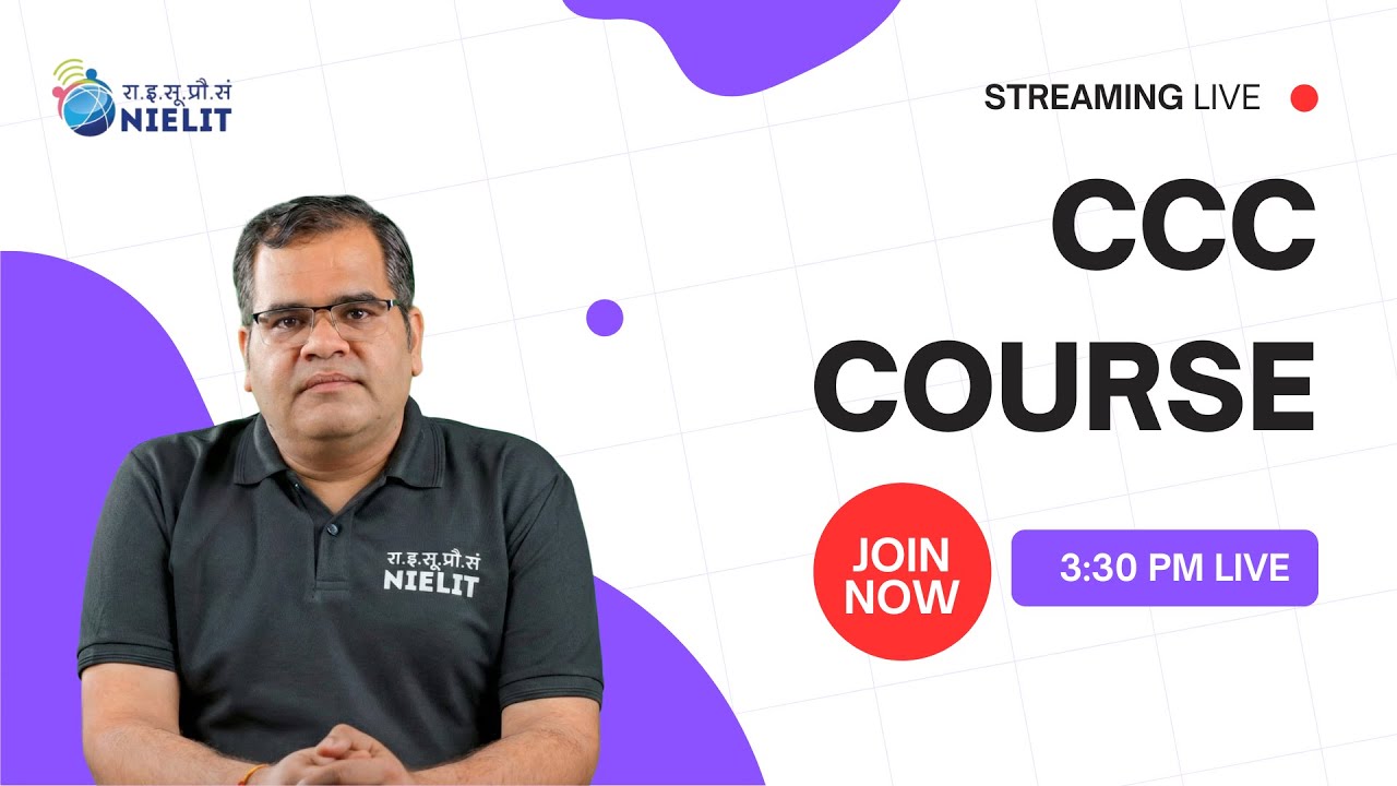 NIELIT CCC Live Online Class | Daily Class | Day 12