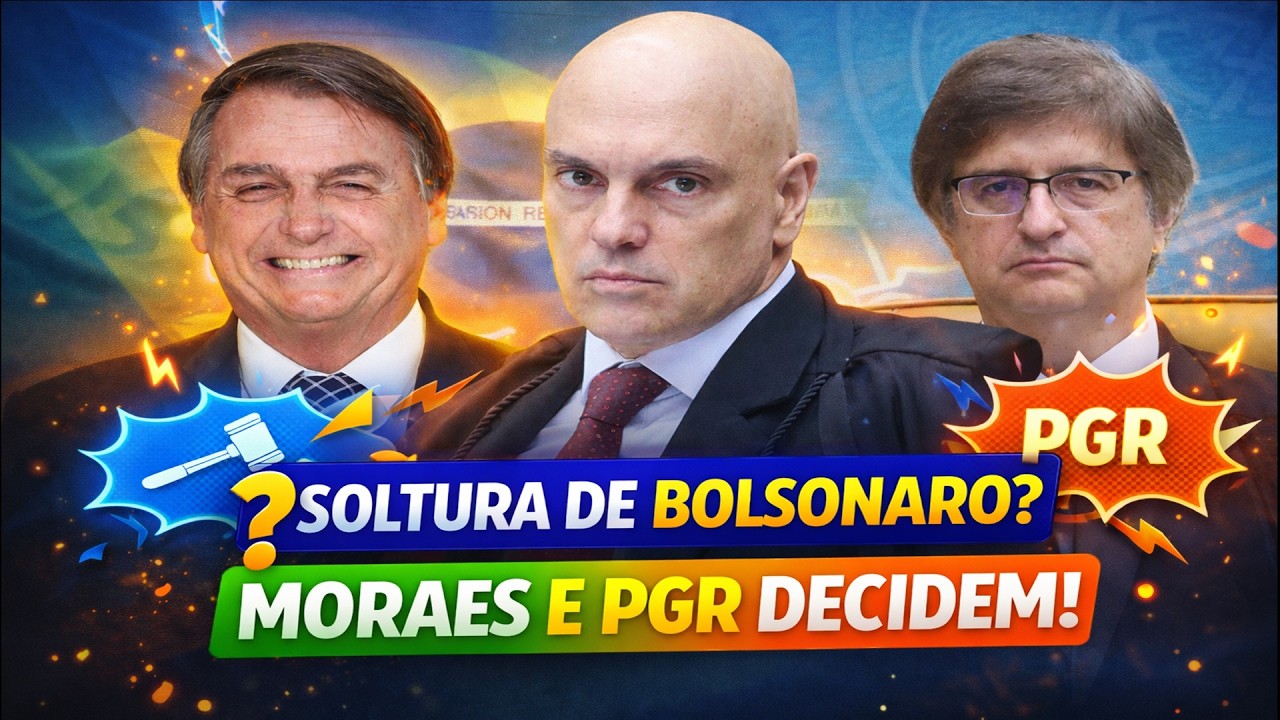 LIBERDADE DE BOLSONARO - O QUE PGR DECIDIU? MORAES VAI SOLTAR?