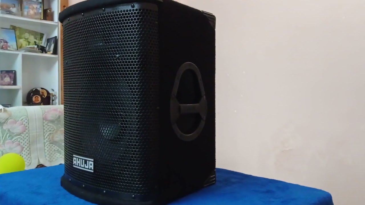 AHUJA 100 WATT SRX-120DXM SPEAKERS  |  WITH  | MEDHA DJ PLUS PROFFESSIONAL 160 WATT POWER AMPLIFIER