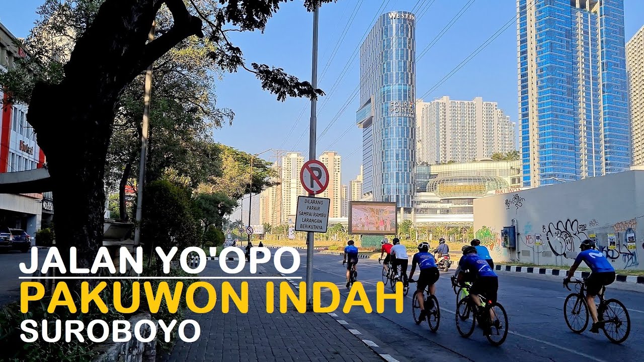 ⁴ᴷ⁶⁰ Walking Around Surabaya ~ PAKUWON MALL / PAKUWON INDAH from Jalan Mayjen Yono Suwoyo Jawa Timur