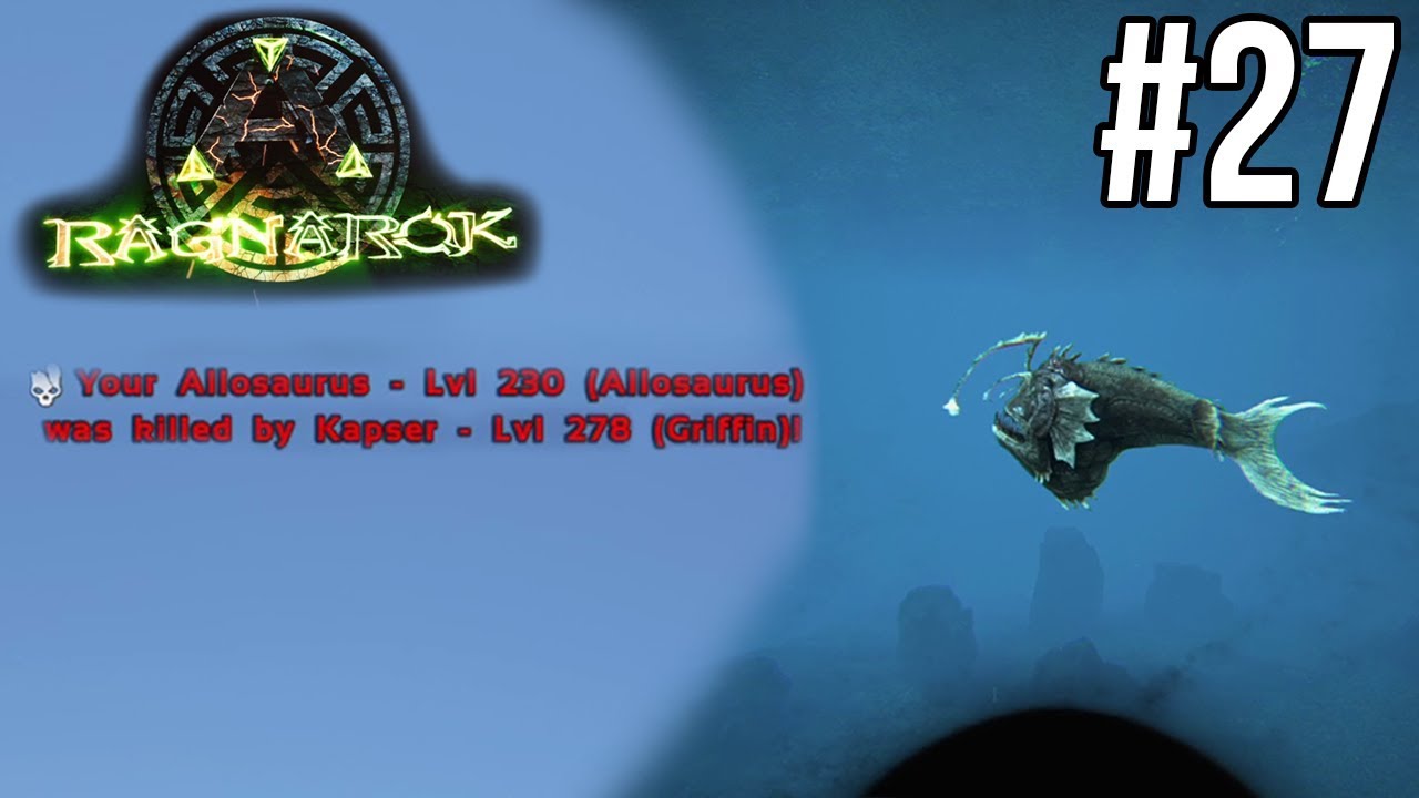 AANGEVALLEN TIJDENS ANGLERFISH TAME - ARK Ragnarok #27