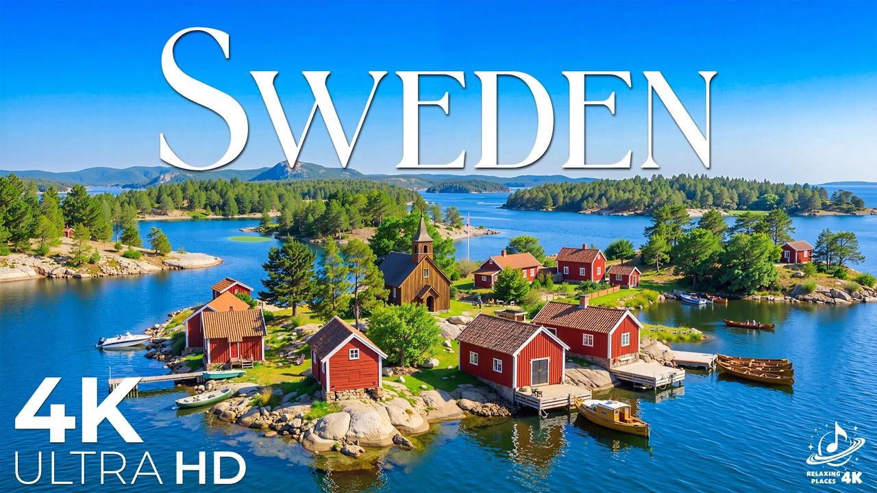 Швеция 4K UHD Скандинавские острова Стокгольмский архипелаг Живописная природа Путешествия Фильм