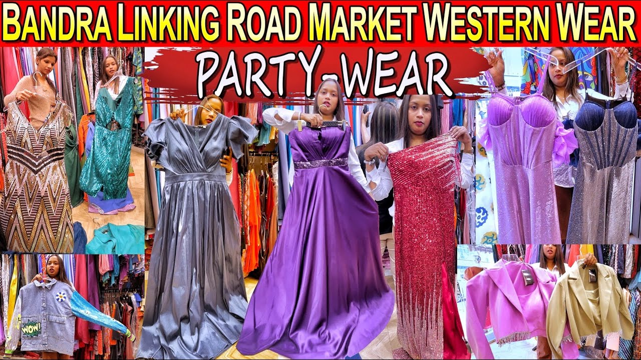 बांद्रा लिंकिंग रोड-Bandra Linking Road Market Latest Western And Party Wear Collection #heymumbai