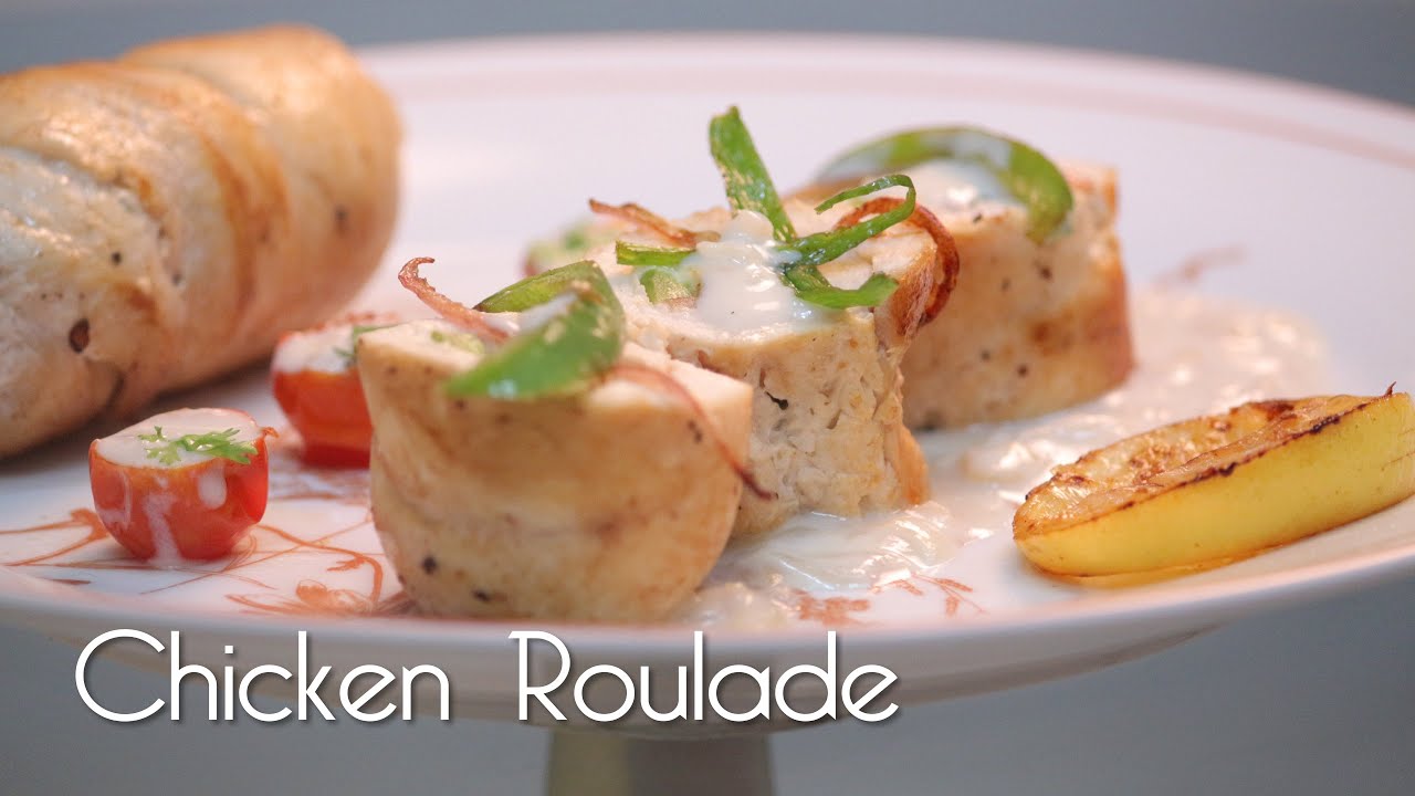 Chicken Roulade In Soubise Sauce - MySpoon