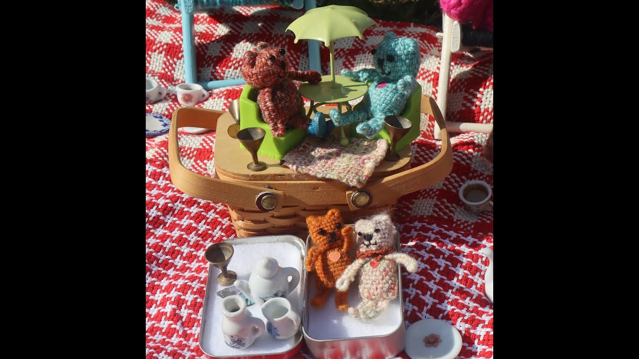 Tiny Teddy Bears Woven on Hello Looms designed by Noreen Crone-Findlay PART 3