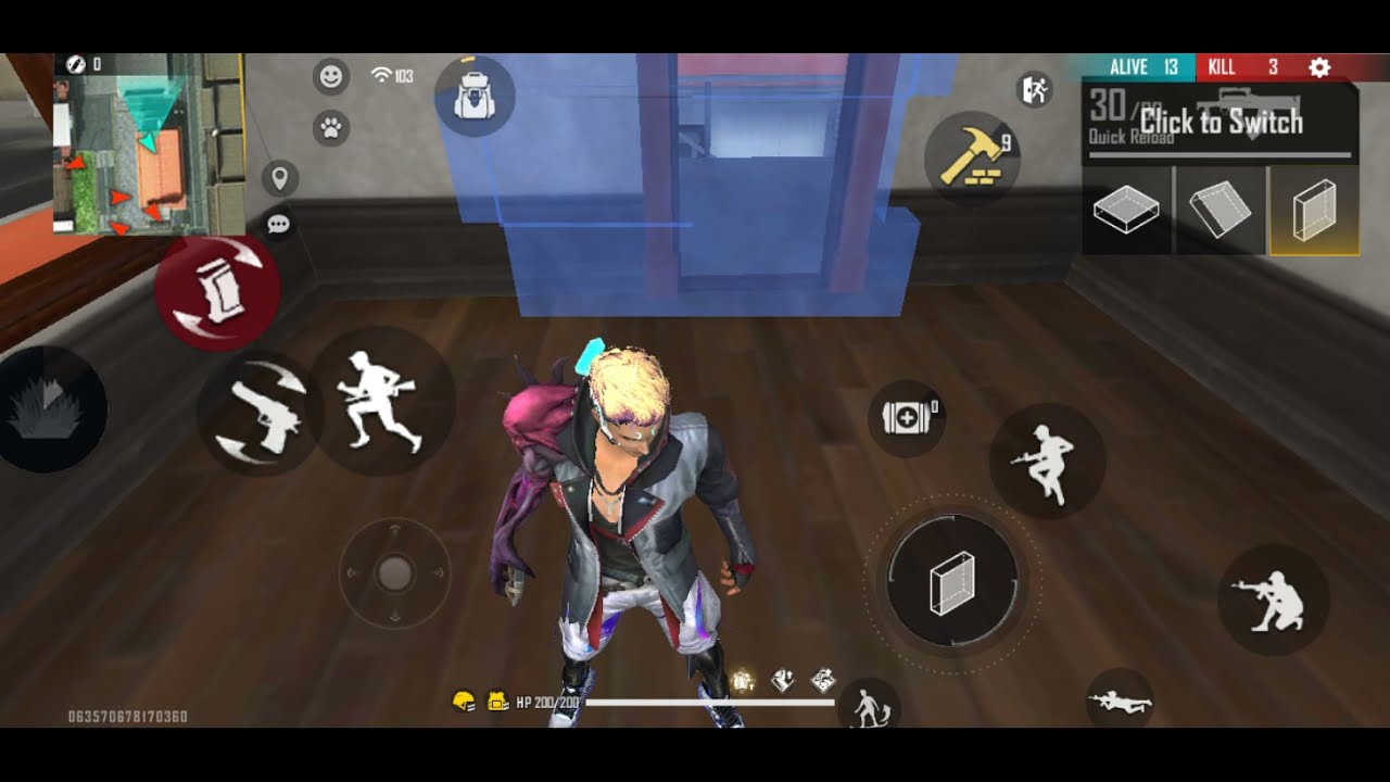 Using crafting tools and surf board in training ground.