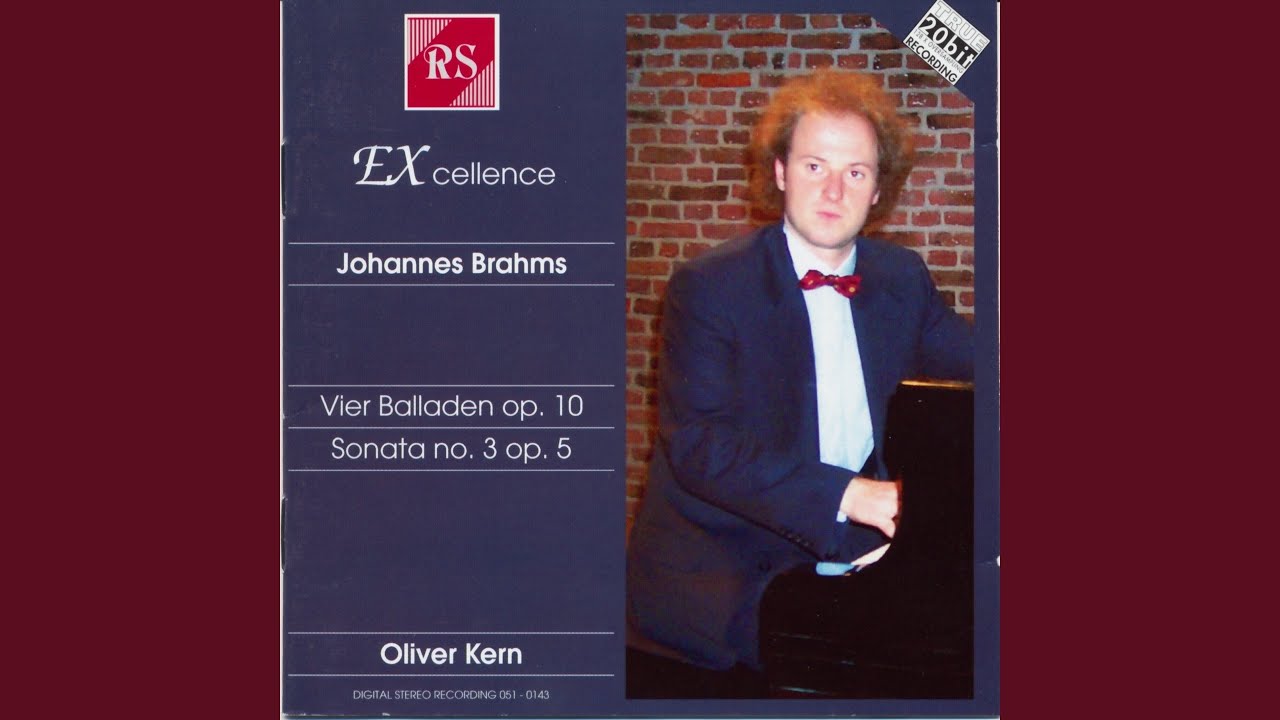Vier Balladen Op.10 - No.1, D Minor, Edward Ballad