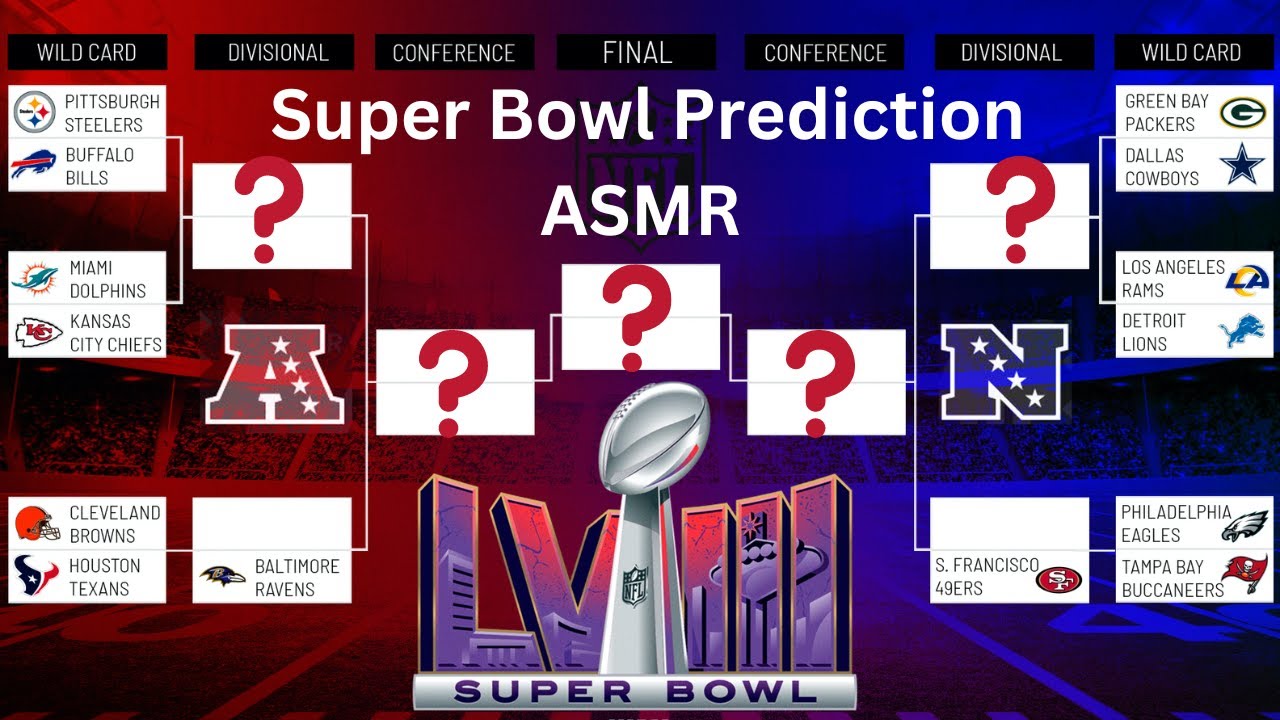 [ASMR] NFL Super Bowl Prediction + Team Facts - NFL ASMR