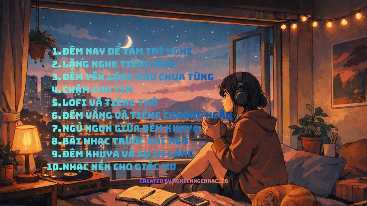 Lofi Đêm Tĩnh Lặng – Thả Lỏng Tâm Hồn
