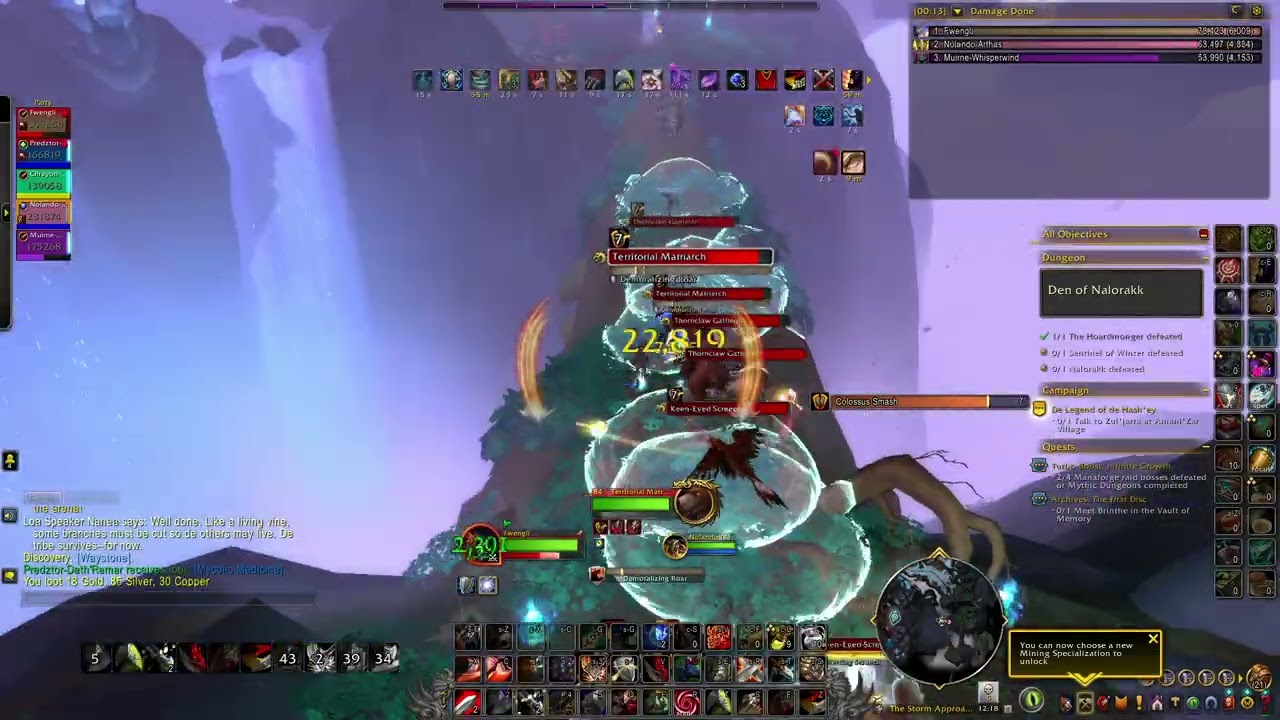 WoW Midnight 12.0.1 colossus arms warrior leveling part 6: continuing the Arator quests!