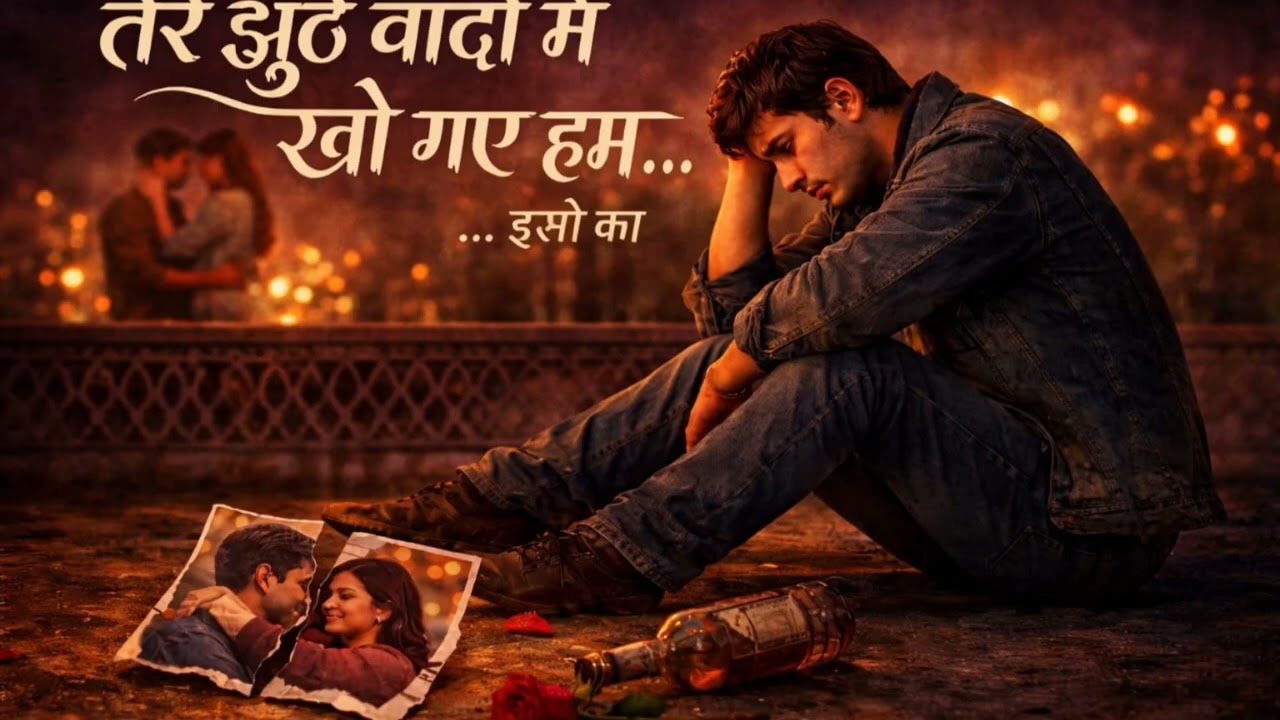 तेरे झूठे वादों में खो गए हम #bewafai #new #trending #song #hindisong 