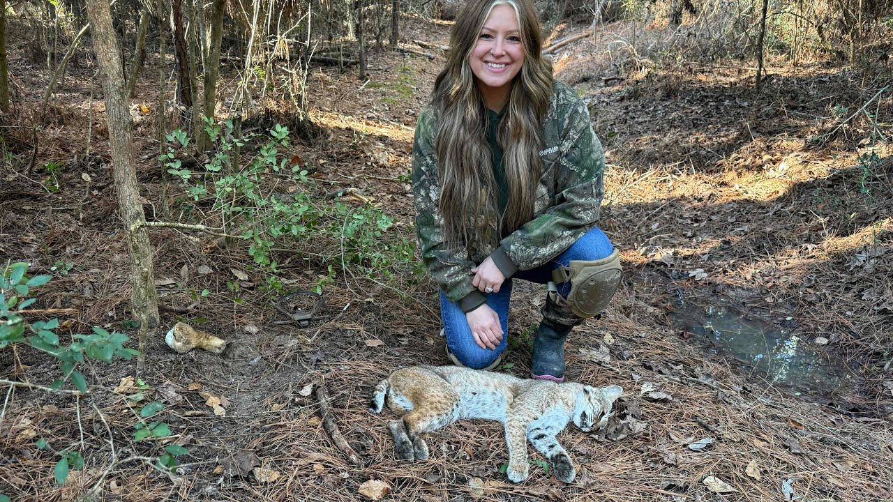 Catching My First Bobcat Ever | Trapline Check with Bone Sets