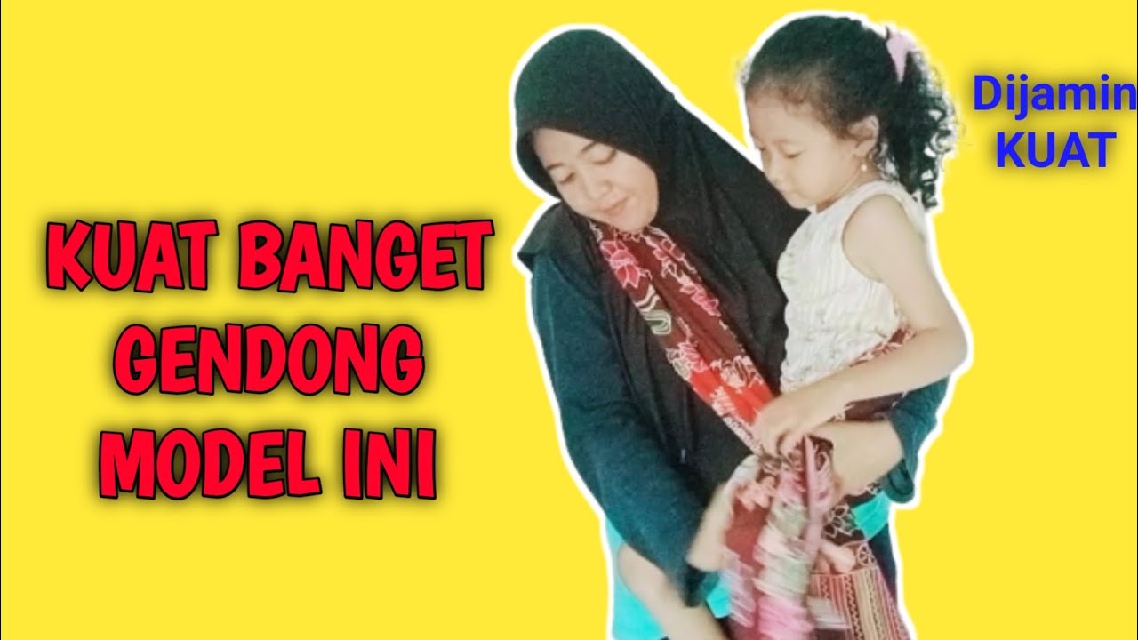 GENDONGAN SELURUH GENERASI // UDAH TAU CARANYA BAKAL KETAGIHAN #jarik #gendonganbayi #kainjarik