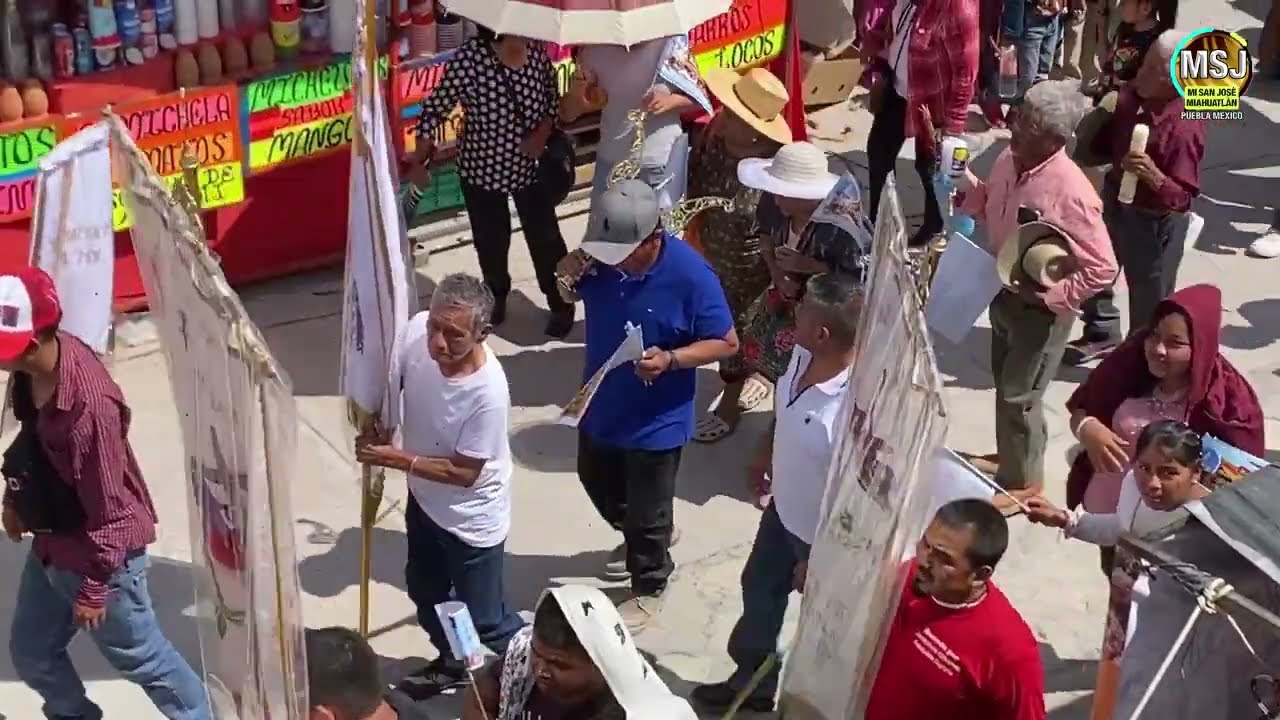 Procesión del Sr De Las Tres Caídas - Santa María Ixcatlán Oaxaca