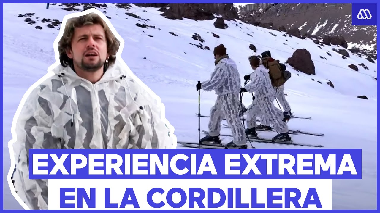 Joaquín vive una experiencia extrema con el Ejército de Chile en la Cordillera de los Andes