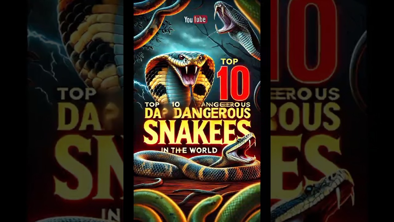 Top 10 dangerous snakes in the world 🌍#top10 #snake #dangerous #shortvideo #viralshort