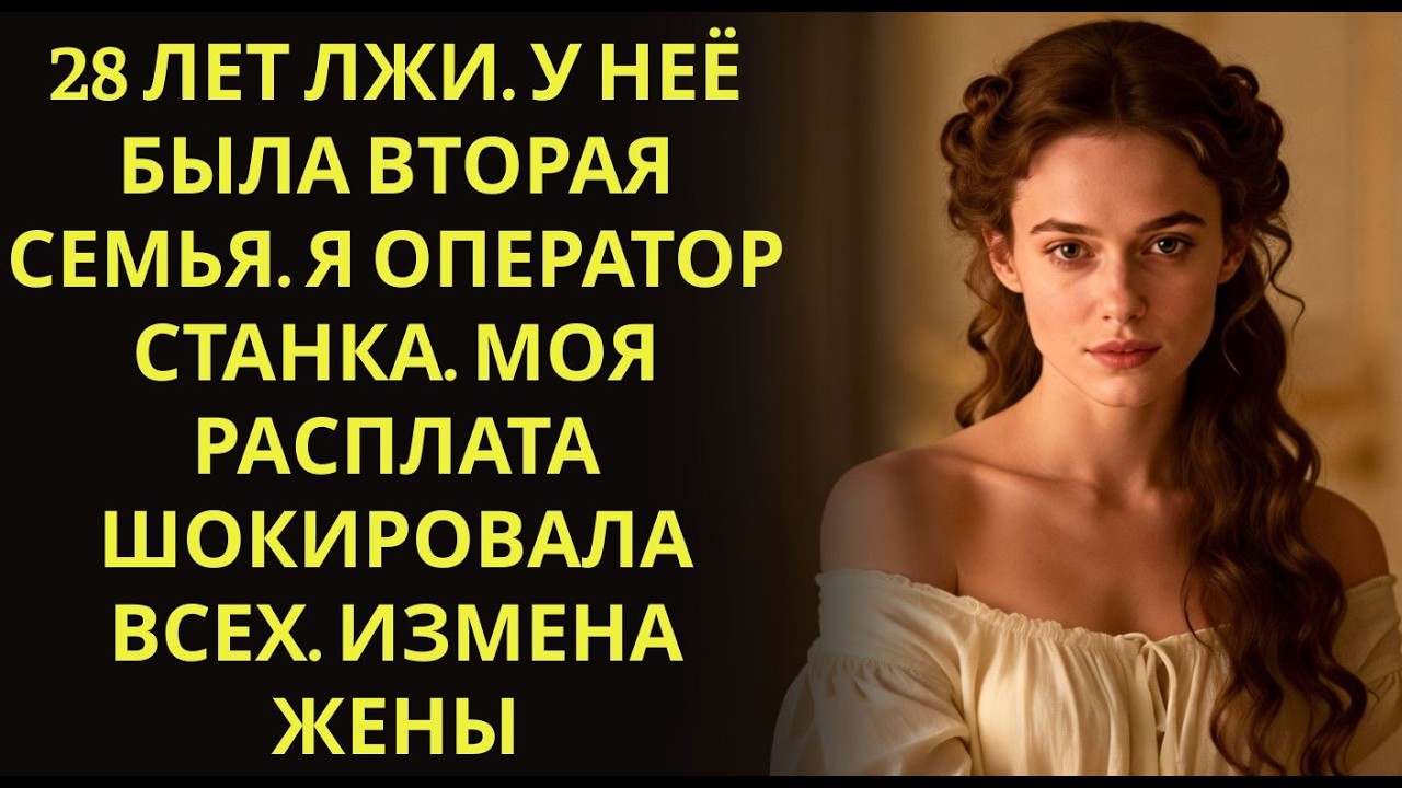 28 лет лжи  У неё была вторая семья  Я оператор станка  Моя расплата шокировала всех  Измена жен