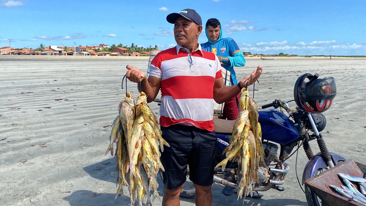 FARTURA DE BAGRE AMARELO NA PRAIA DE BITUPIT&Aacute; CEAR&Aacute;