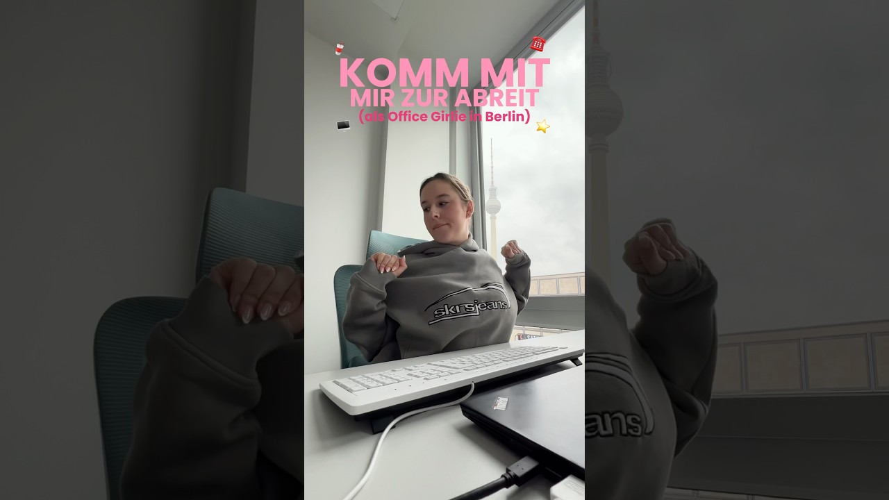Willkommen im Arbeitsalltag im B&uuml;ro ✨💕 #corporate #officelife #workvlog #b&uuml;roalltag #vlog #berlin
