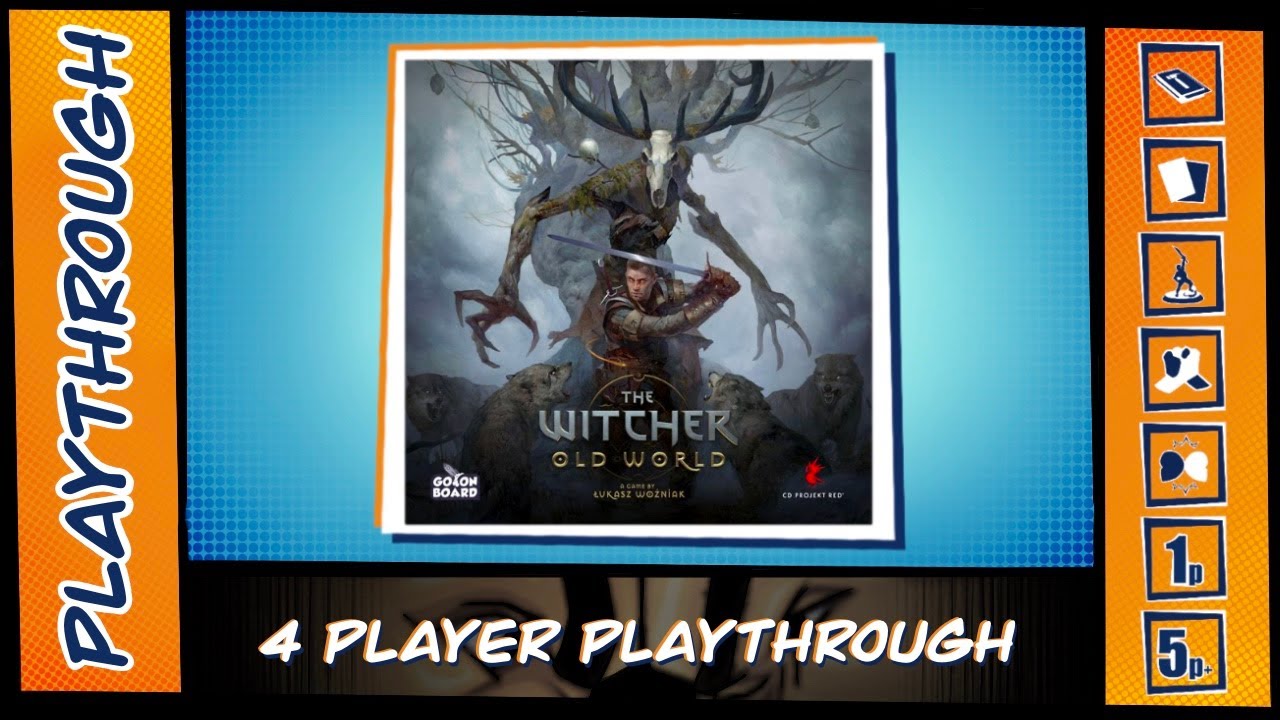 The Witcher Old World | PLAYTHROUGH | 4 Player | Poor Forgotten Horse