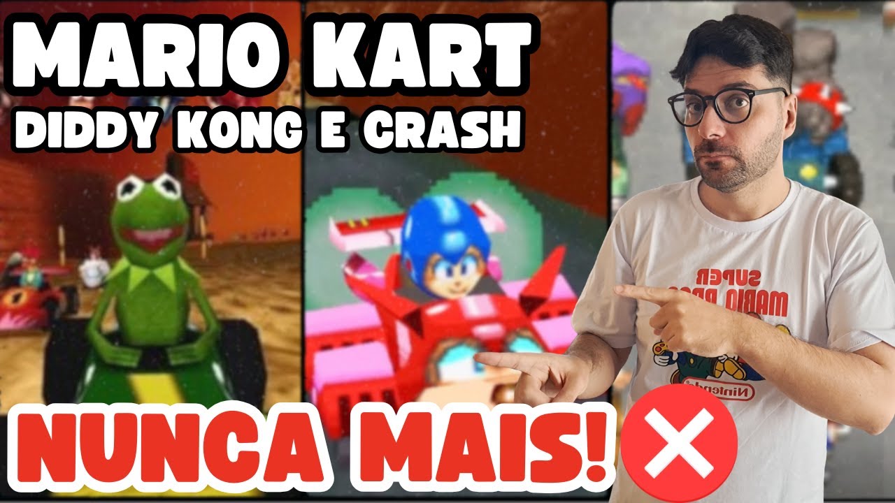 Sem Mario, CTR ou Diddy! 7 Kart Games Brilhantes do PS1 e N64